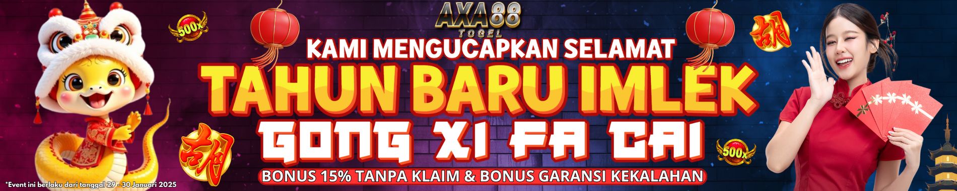 BONUS IMLEK AXA88TOGEL